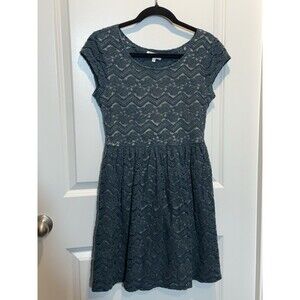 Emerald Sundae Green‎ Lace Formal Dress Medium Open Back M Party Holiday Dance